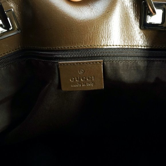 Auth Gucci Bag Brown Canvas #7270G15 - Picture 12 of 13